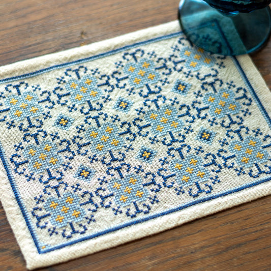 BitKit Placidia Floral cross stitch folk embroidery kit