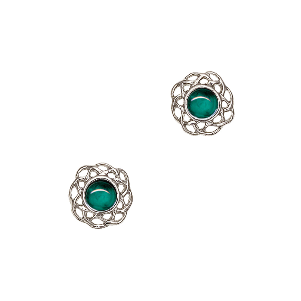 Celtic Birthstone Earrings - Hypoallergenic