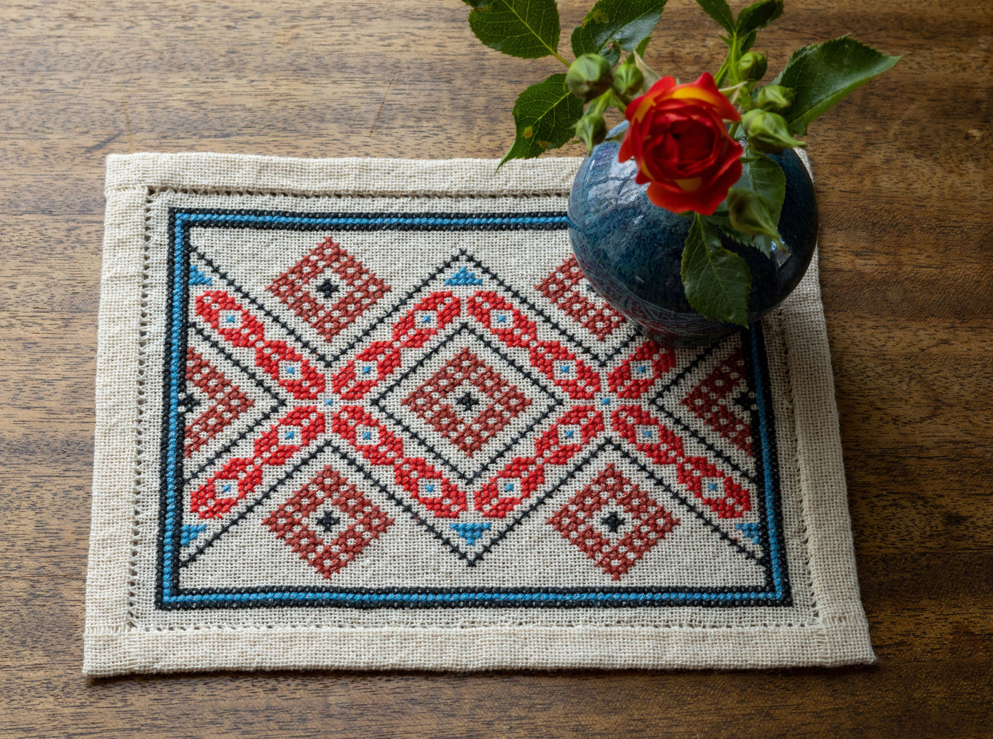 BitKit Balkan Diamond cross stitch folk embroidery kit
