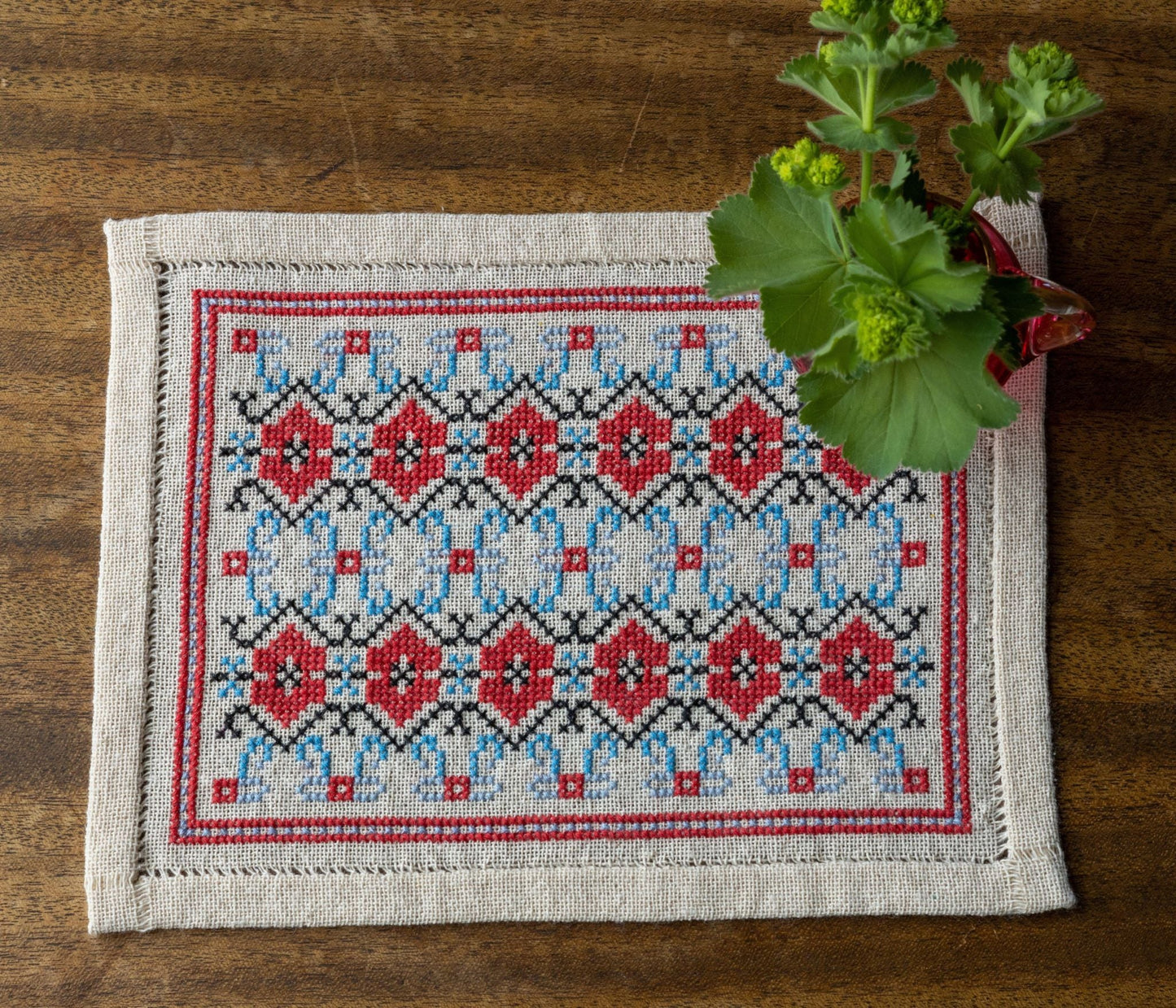 BitKit Balkan Ribbon cross stitch folk embroidery kit