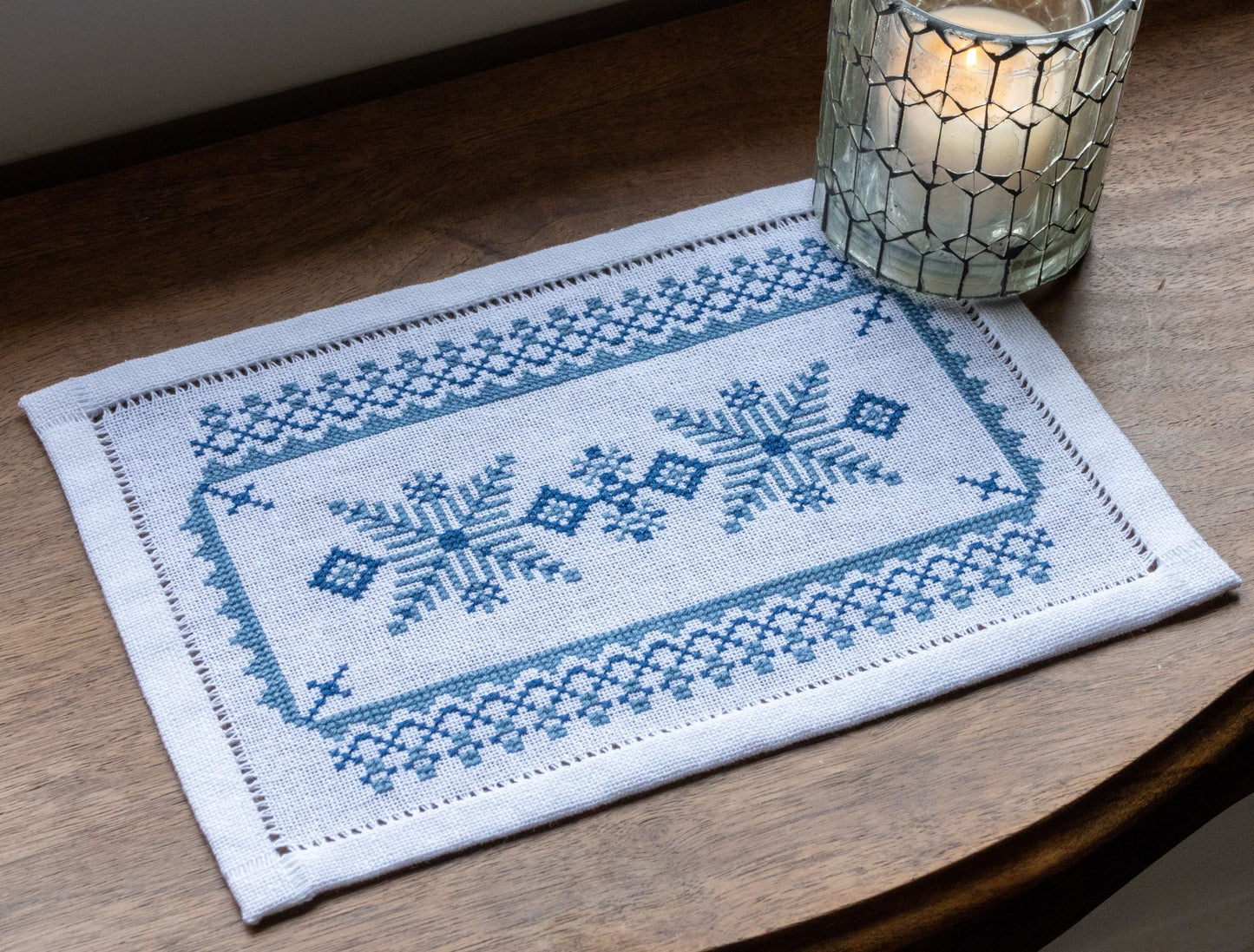 BitKit Scandinavian Stars cross stitch folk embroidery kit