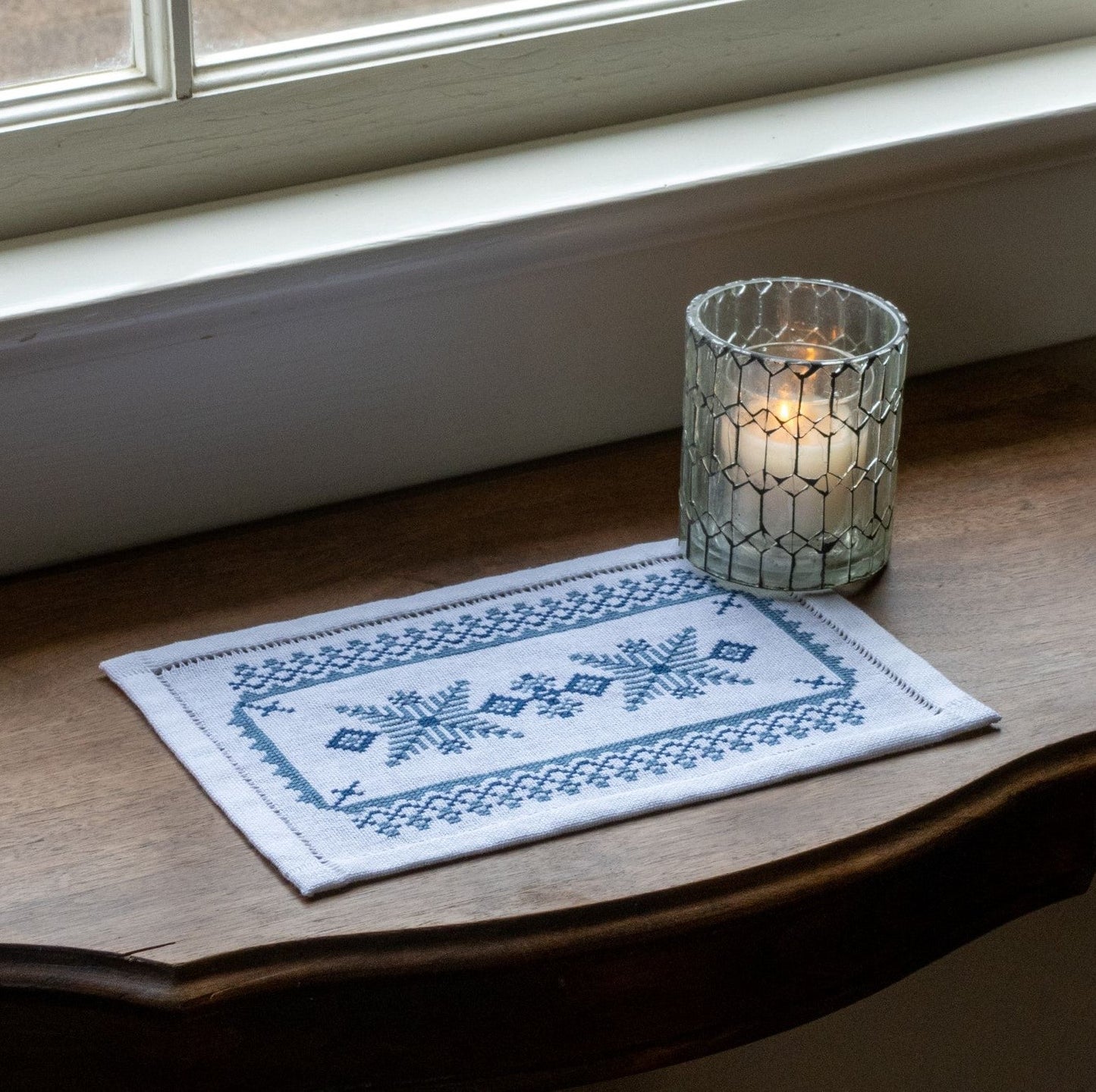 BitKit Scandinavian Stars cross stitch folk embroidery kit