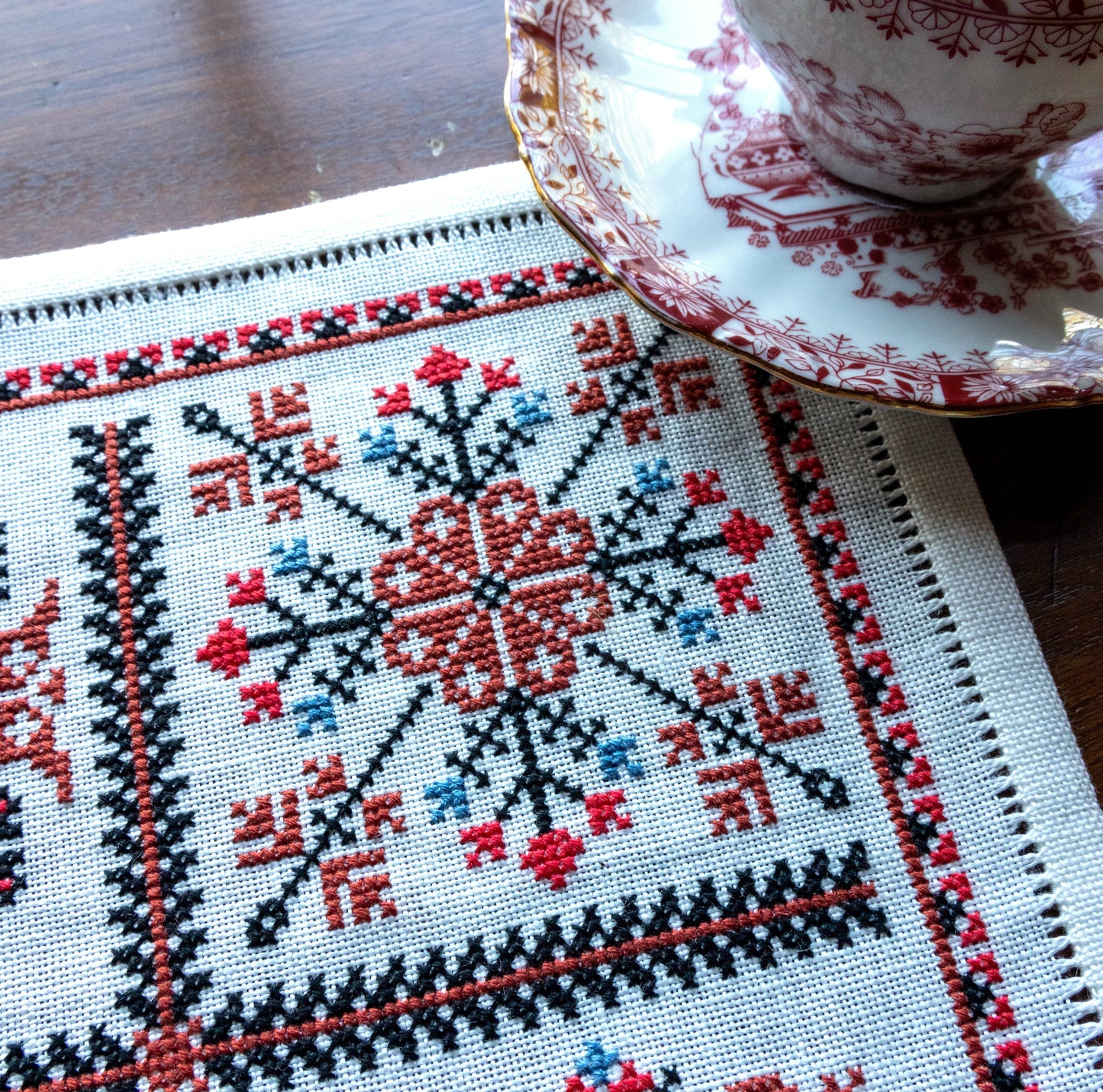 Balkan Quartet cross stitch folk embroidery kit