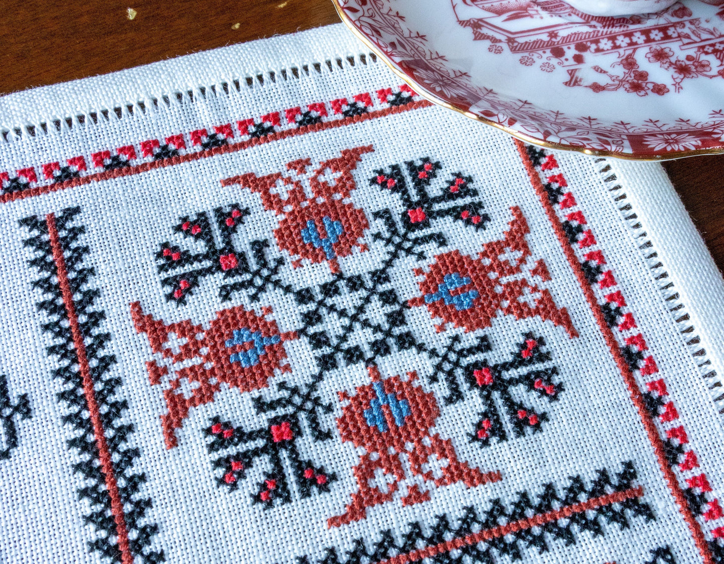 Balkan Quartet cross stitch folk embroidery kit
