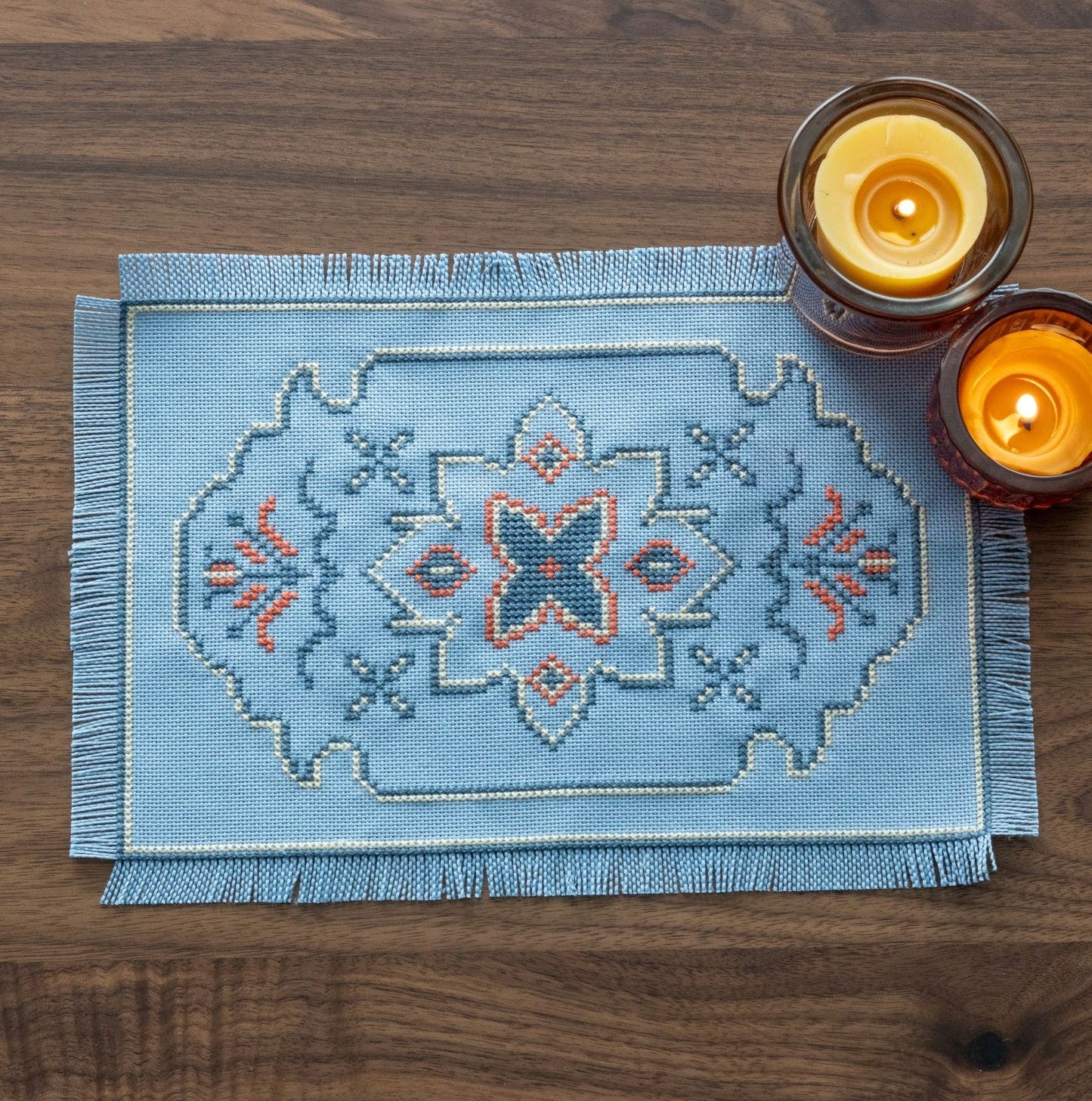 BitKit Asteria cross stitch folk embroidery kit