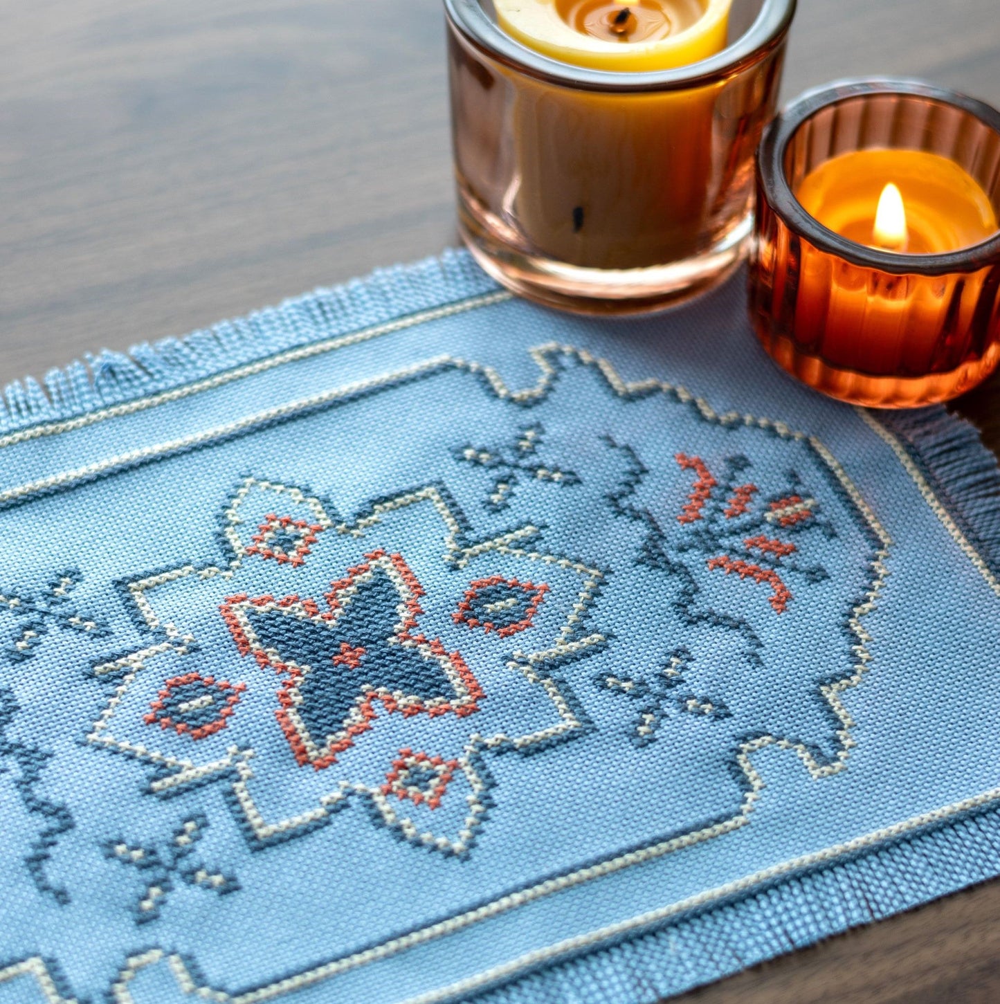 BitKit Asteria cross stitch folk embroidery kit