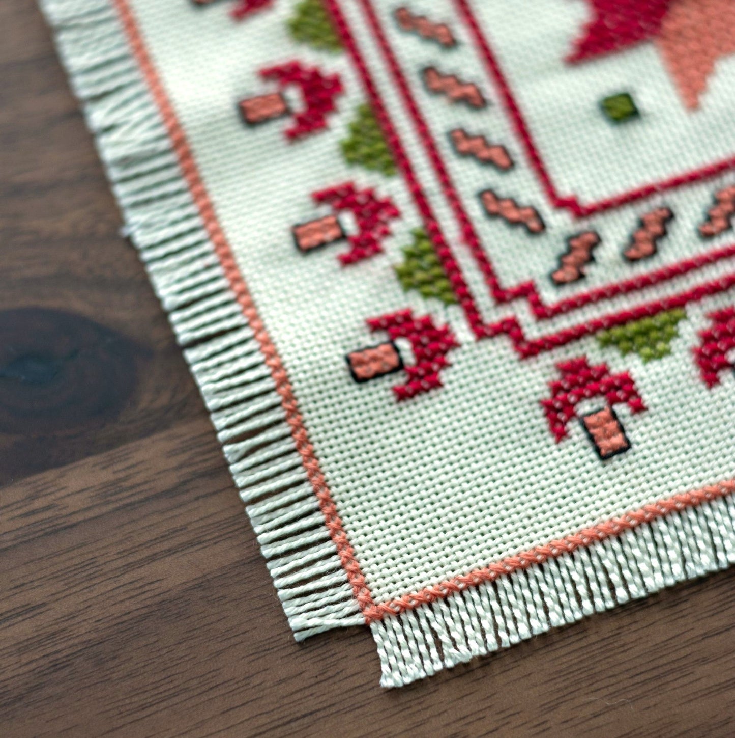 BitKit Mediterranean Dogwood cross stitch folk embroidery kit