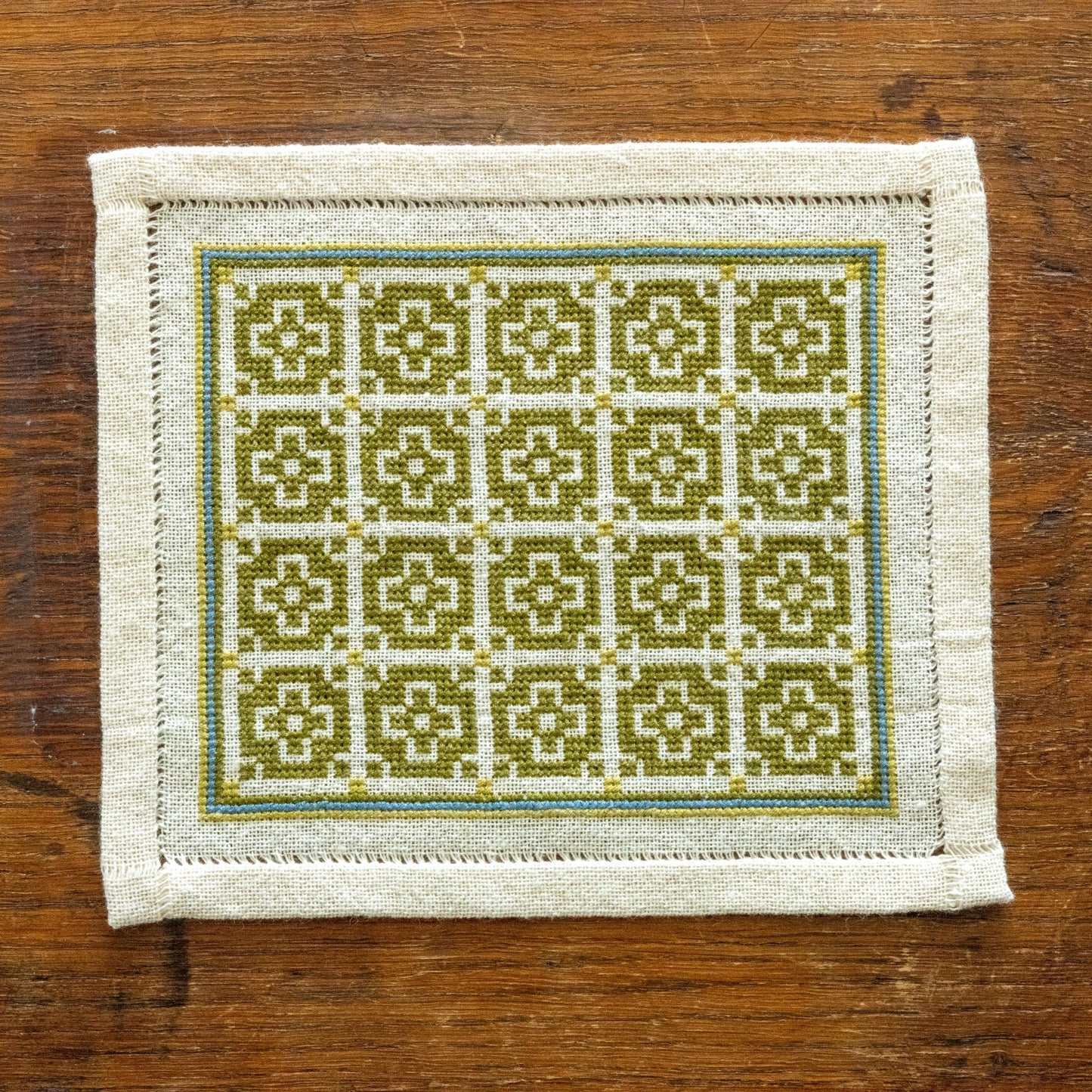 BitKit Roman Mosaic cross stitch folk embroidery kit