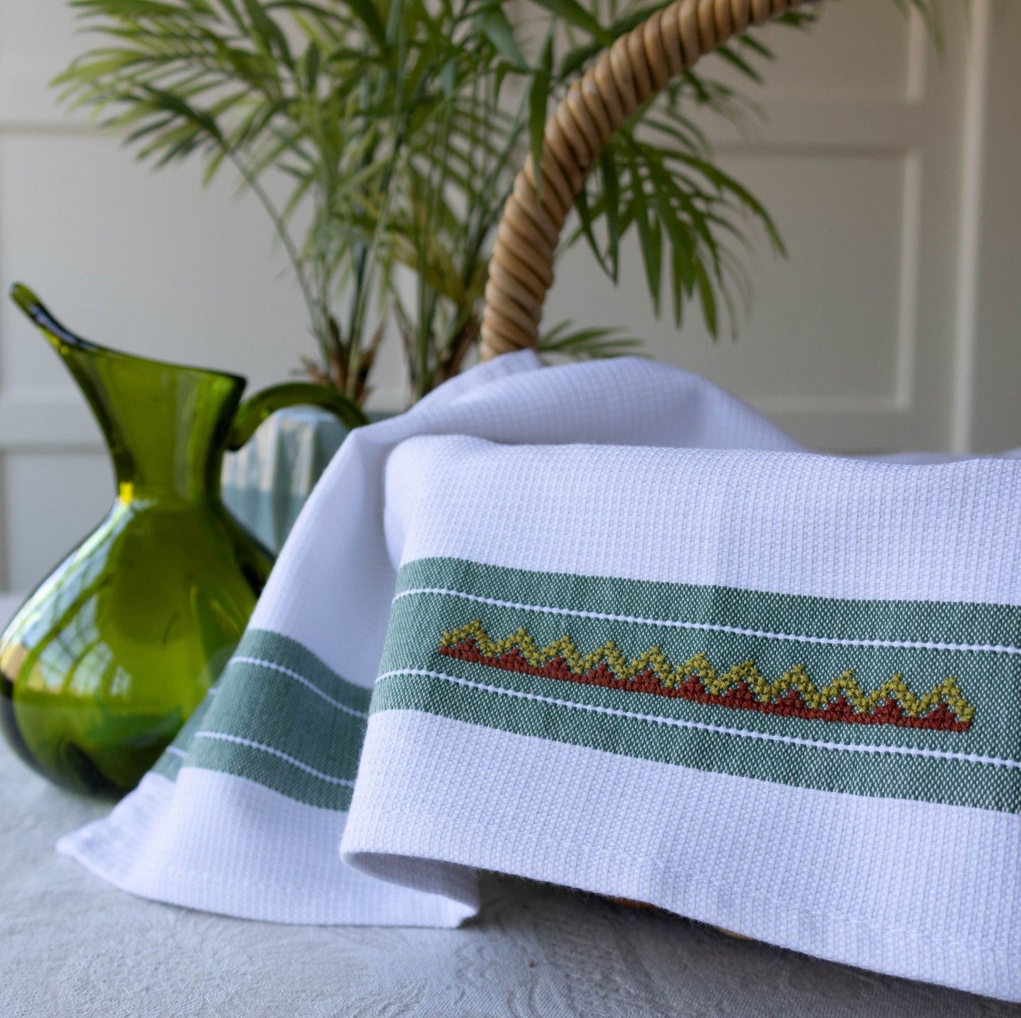 Folk Flourish Woodlands cross stitch folk embroidery kit