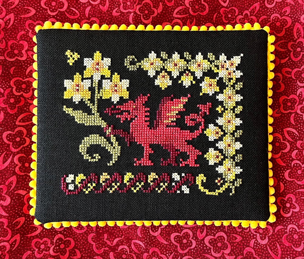 Ink Circles St David's Dragon Cross Stitch Pattern