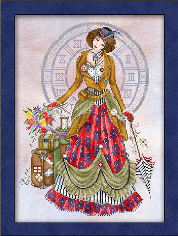 Joan Elliott The Time Traveler Cross Stitch Pattern