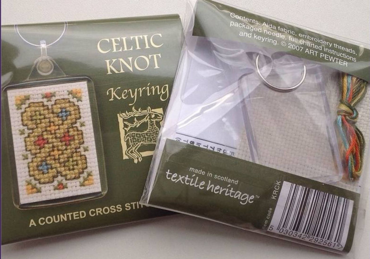 Textile Heritage Celtic Knot Keyring Cross Stitch Kit