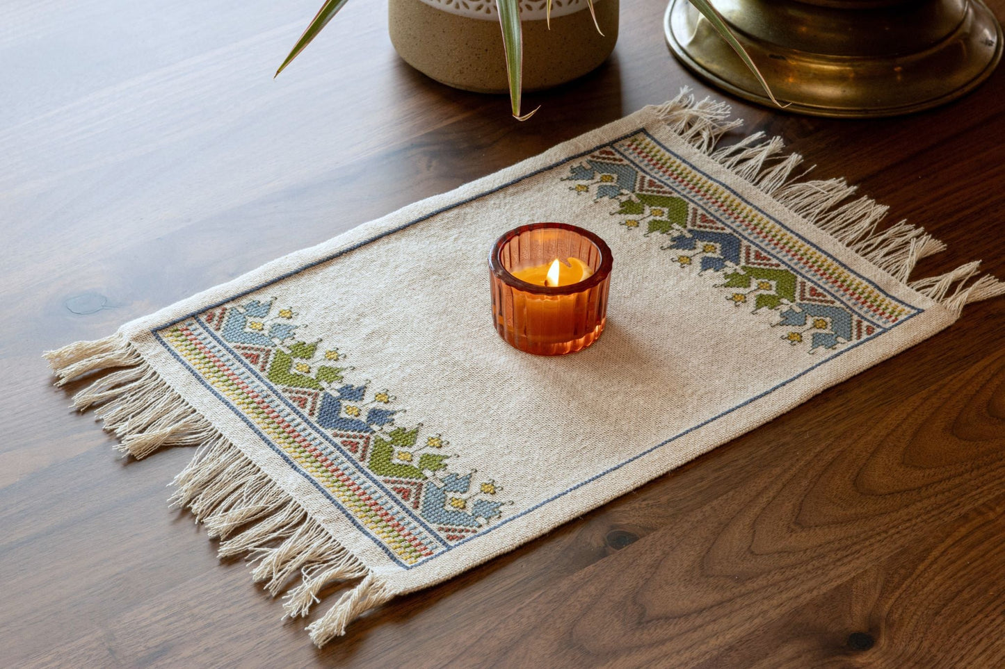 "NEW! Little Baskets cross stitch folk embroidery kit