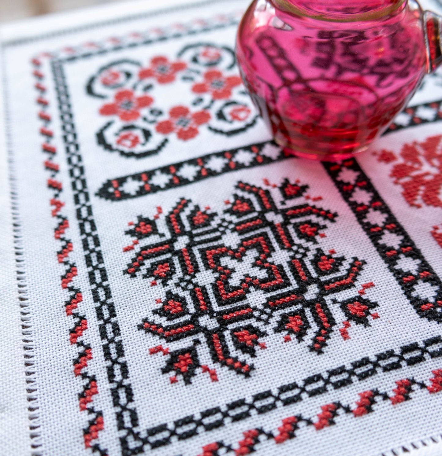 Romanian Sampler cross stitch folk embroidery kit