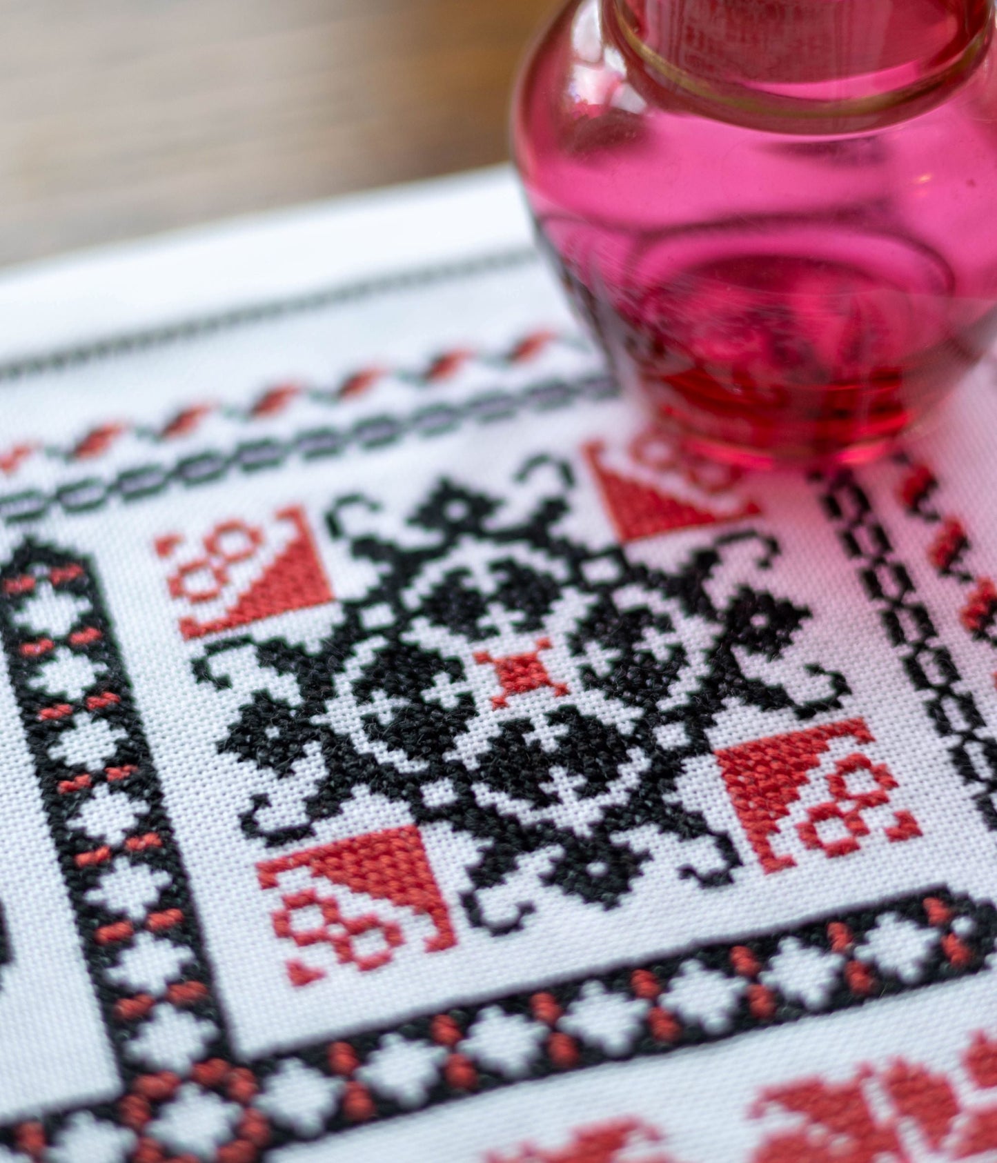 Romanian Sampler cross stitch folk embroidery kit