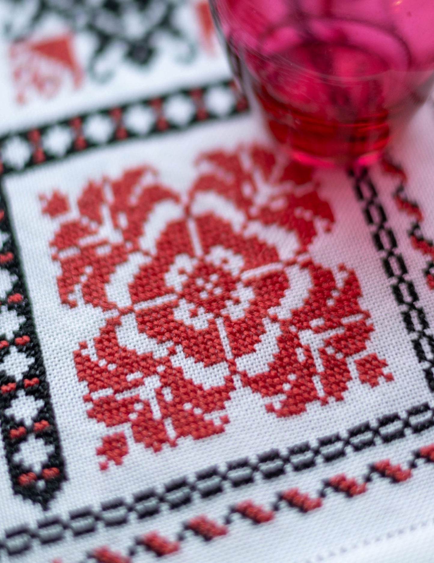 Romanian Sampler cross stitch folk embroidery kit