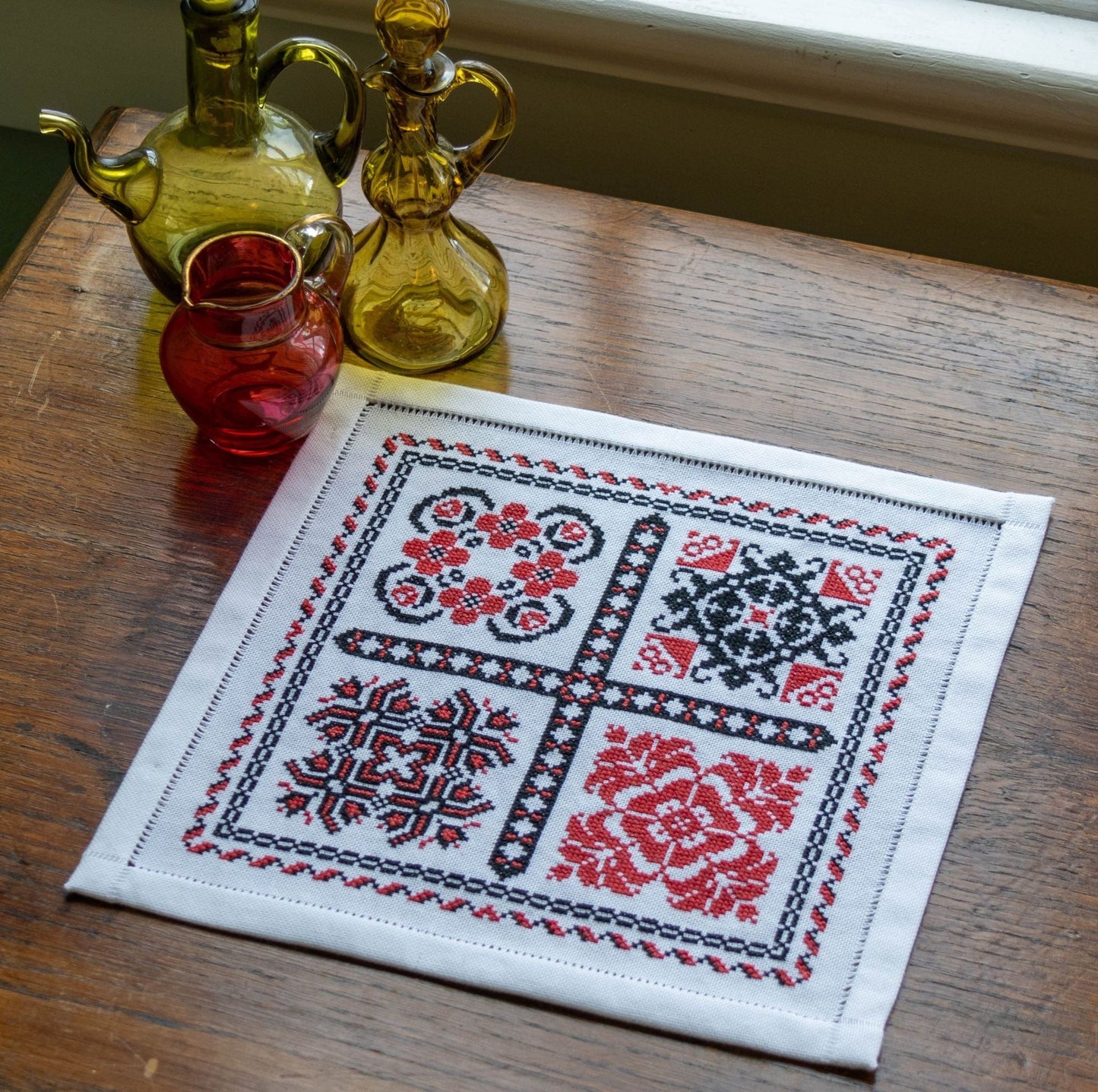 Romanian Sampler cross stitch folk embroidery kit
