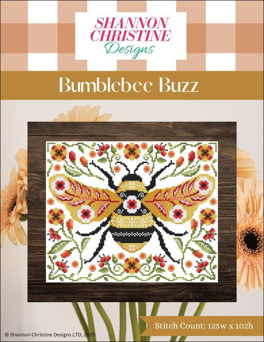 Shannon Christine Designs Bumblebee Buzz Cross Stitch Pattern