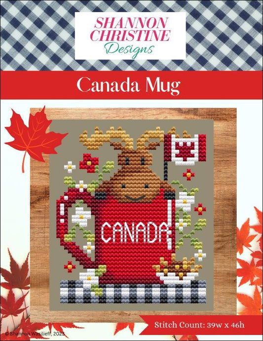Shannon Christine Designs Canada Mug Cross Stitch Pattern