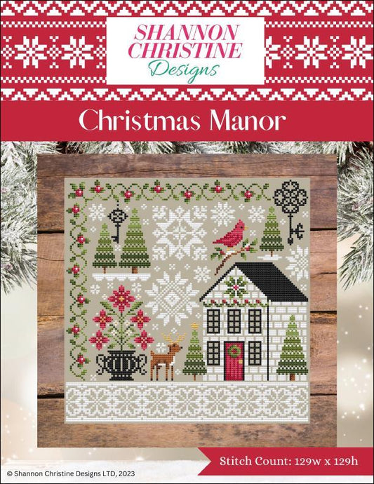Shannon Christine Designs Christmas Manor Cross Stitch Pattern