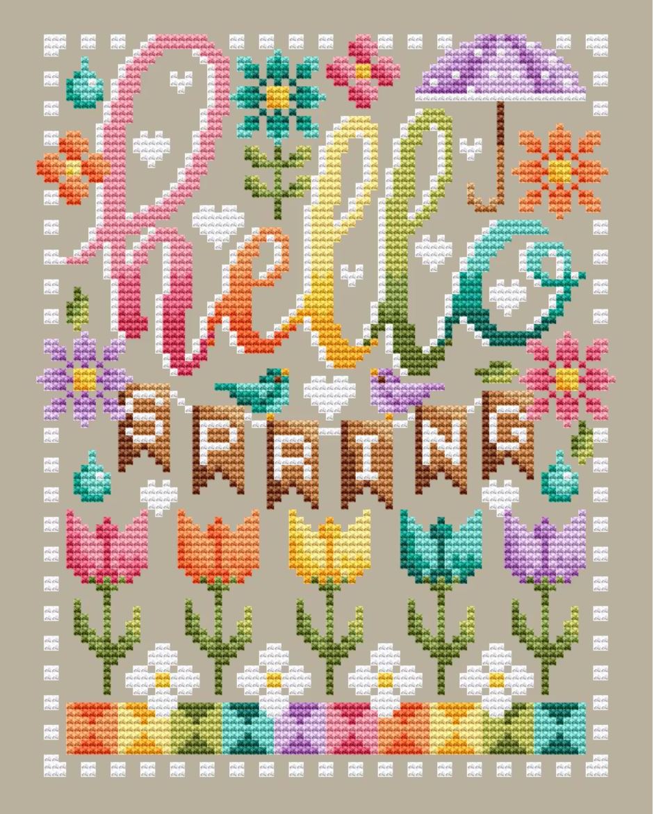 Shannon Christine Designs Hello Spring Cross Stitch Pattern