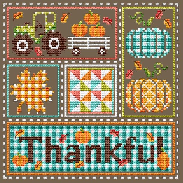Shannon Christine Designs Thankful Cross Stitch Pattern