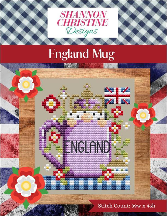 Shannon Christine Designs England Mug Cross Stitch Pattern