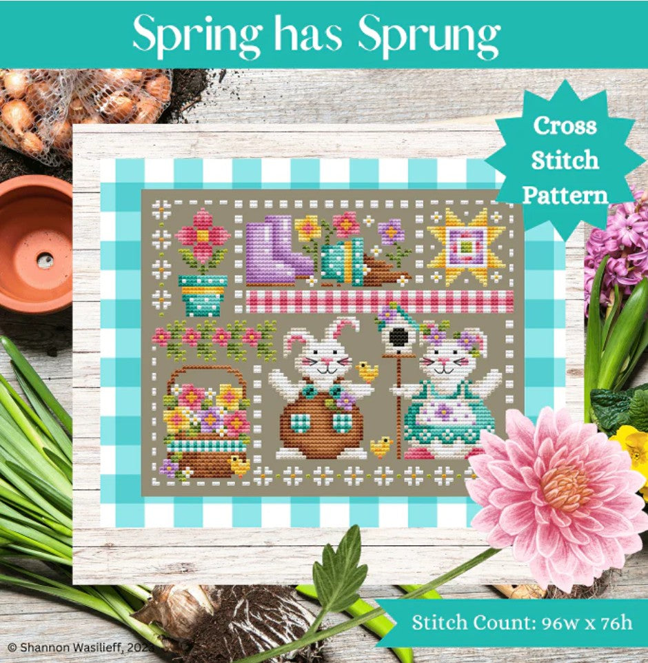 Shannon Christine Designs Spring Has Sprung Cross Stitch Pattern