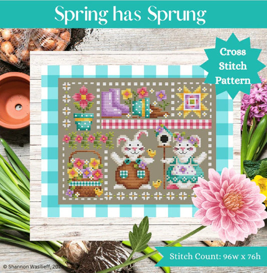 Shannon Christine Designs Spring Has Sprung Cross Stitch Pattern