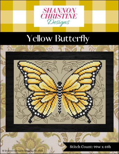 Shannon Christine Designs Yellow Butterfly Cross Stitch Pattern