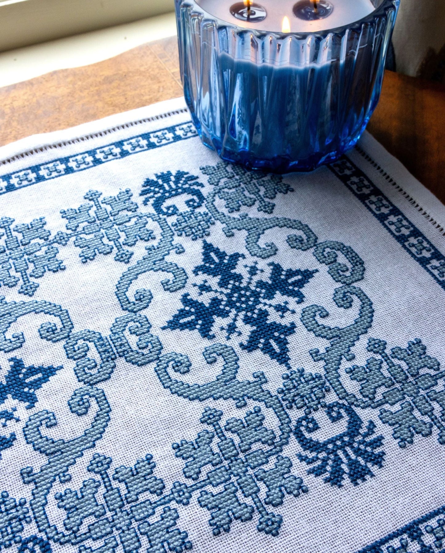 Stavroula cross stitch folk embroidery kit