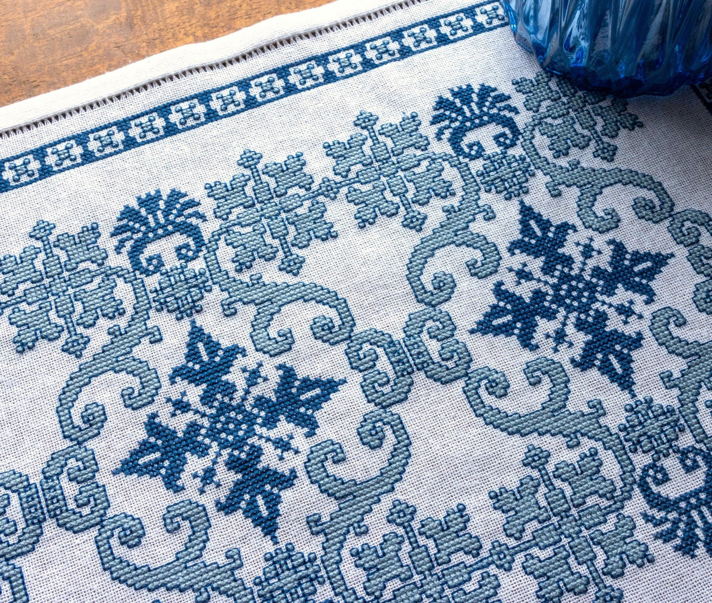 Stavroula cross stitch folk embroidery kit