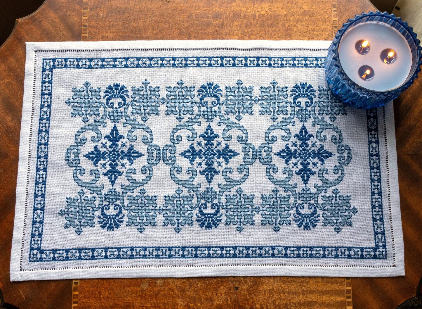 Stavroula cross stitch folk embroidery kit