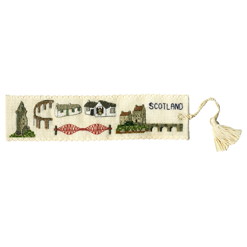 Textile Heritage Landmarks of Scotland Bookmark Cross Stitch Kit