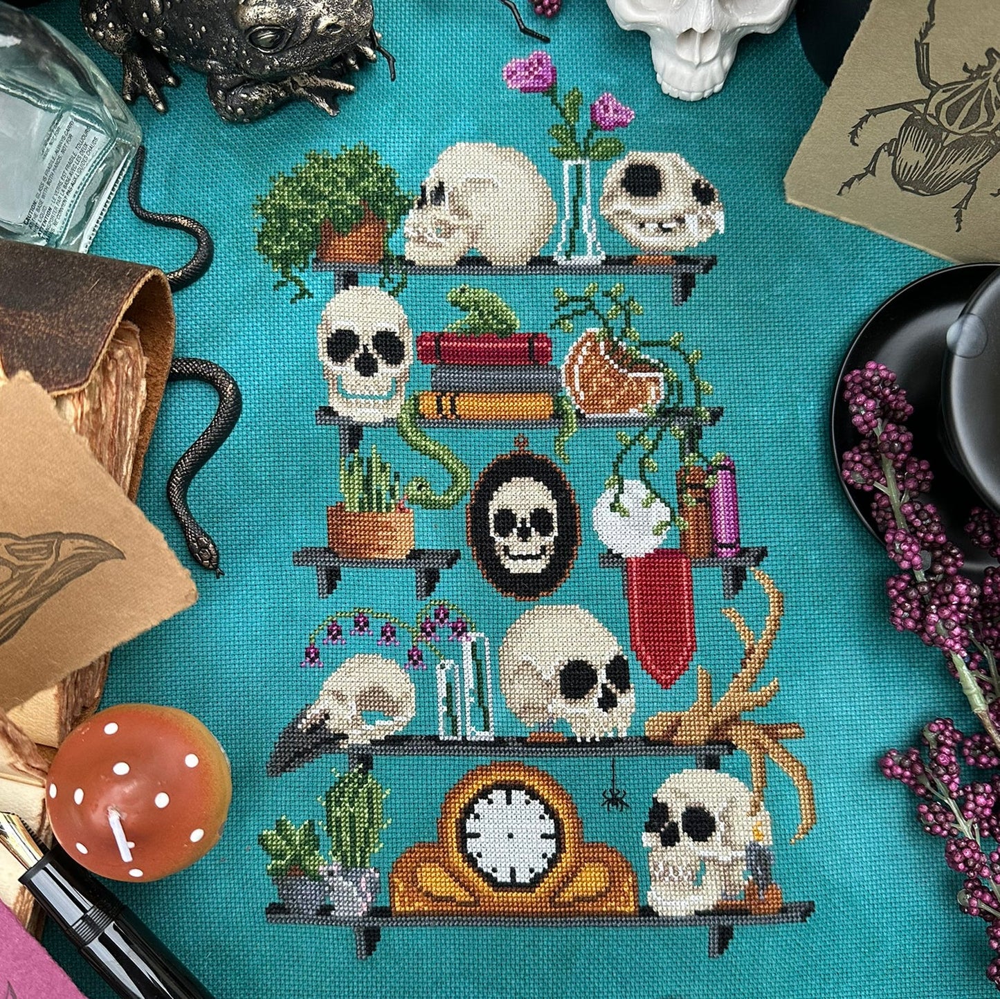 The Stitch Crypt A Study of Skulls Cross Stitch Pattern