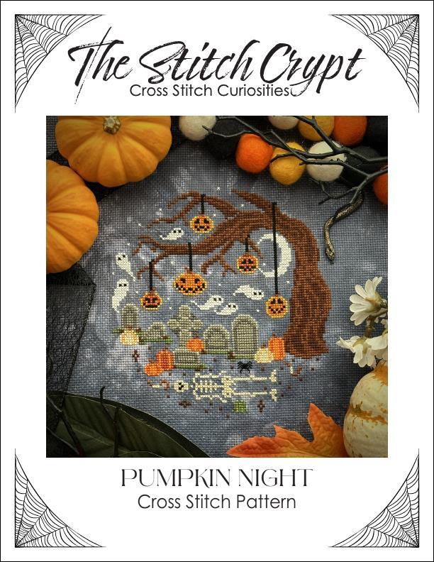 The Stitch Crypt Pumpkin Night Cross Stitch Pattern