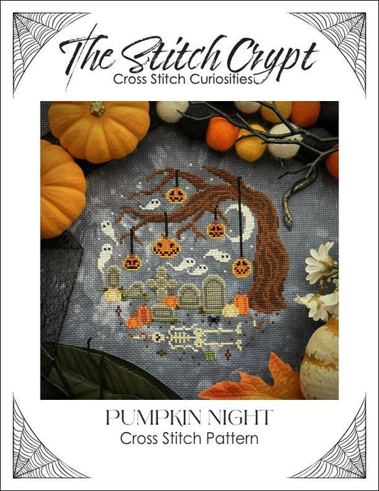 The Stitch Crypt Pumpkin Night Cross Stitch Pattern