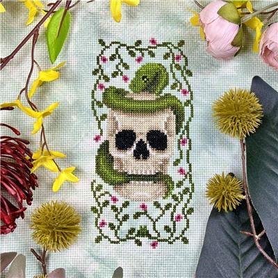 The Stitch Crypt Serpent Sentinel Cross Stitch Pattern