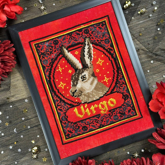 The Stitch Crypt Zodiac Virgo Cross Stitch Pattern