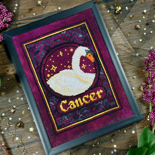 The Stitch Crypt Zodiac Cancer Cross Stitch Pattern