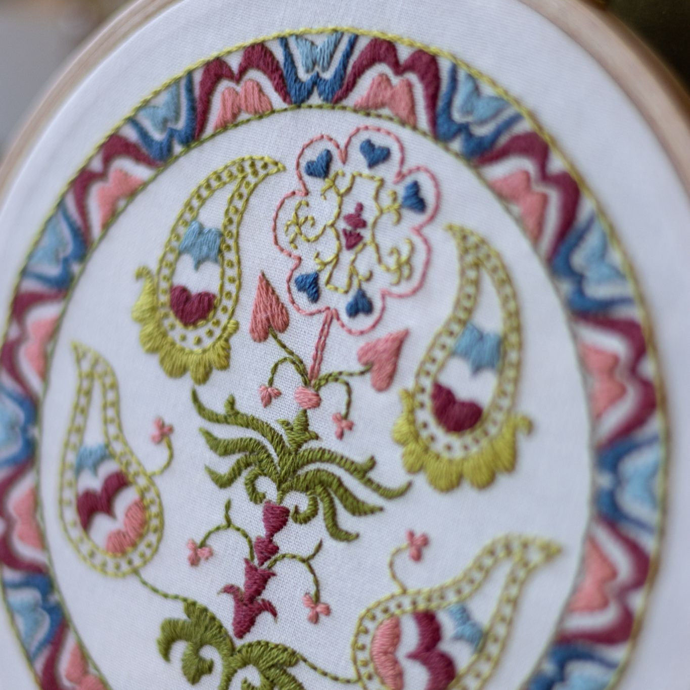 Tree of Life embroidery hoop kit