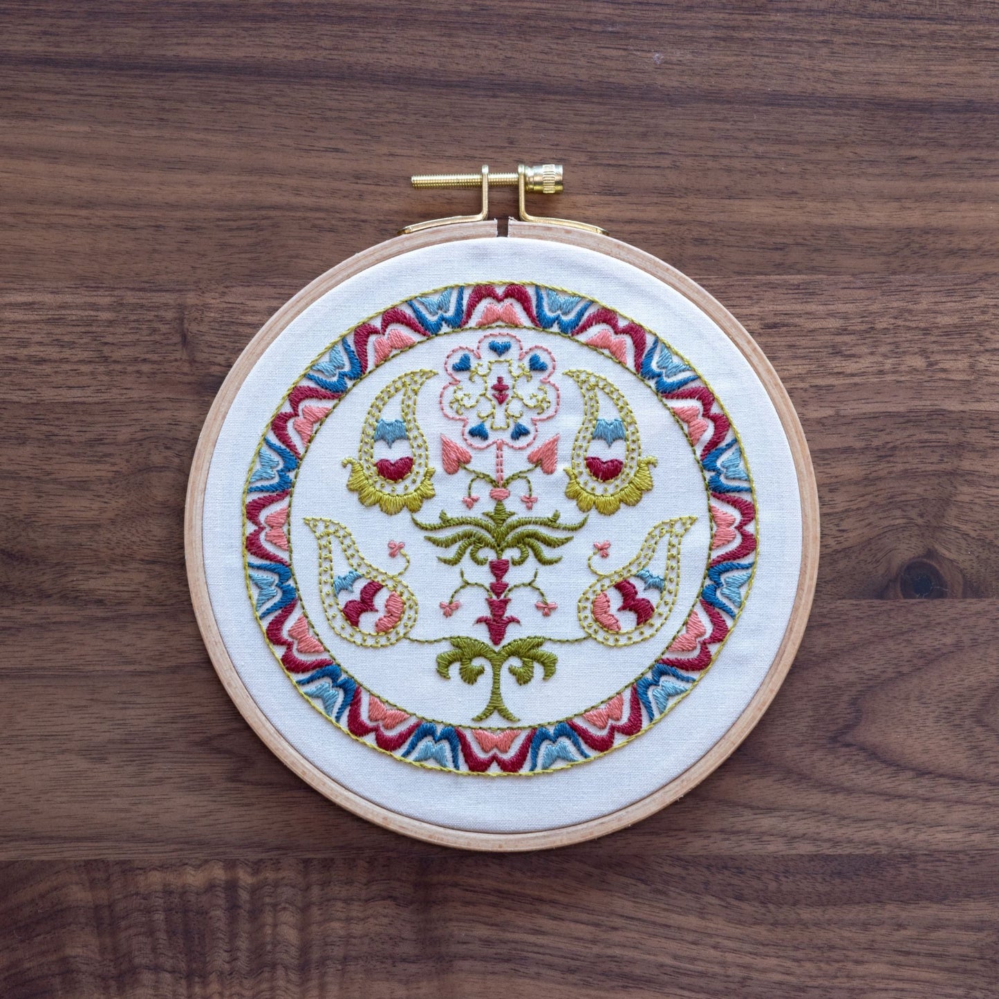 Tree of Life embroidery hoop kit