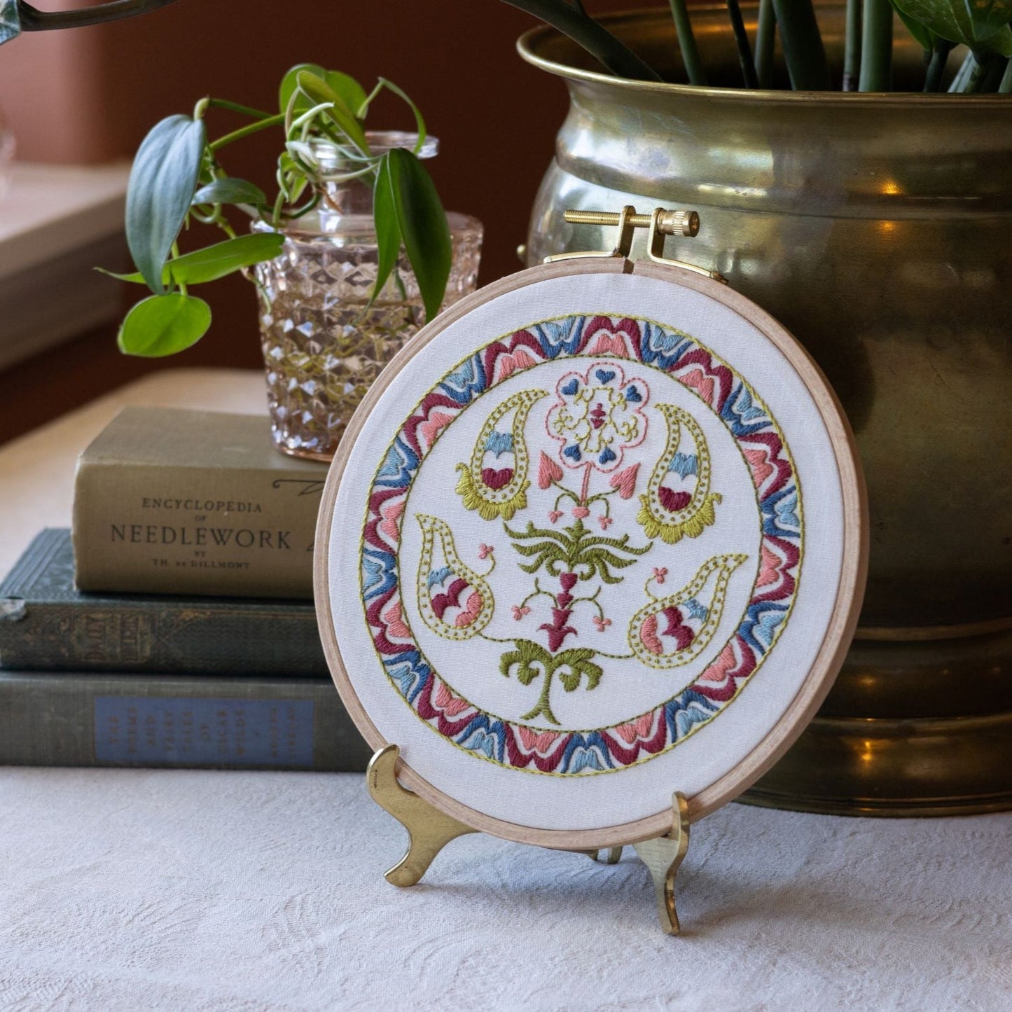 Tree of Life embroidery hoop kit