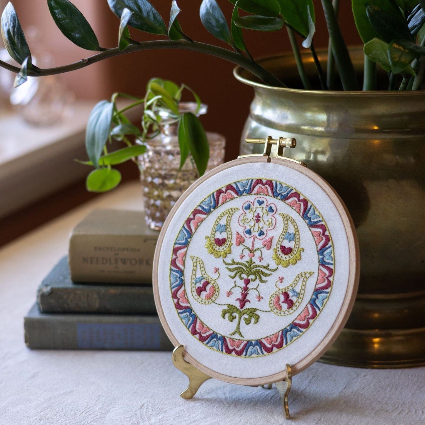 Tree of Life embroidery hoop kit