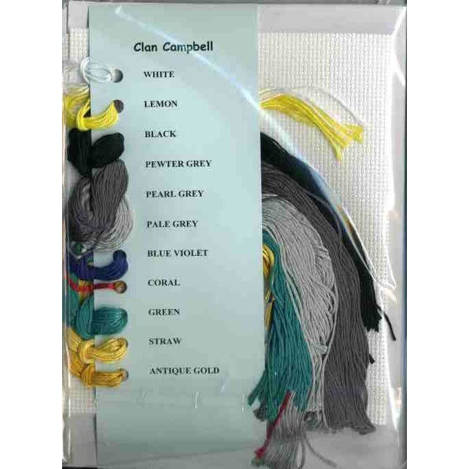 Clans of Scotland Scottish Crest Hunter Cross Stitch Kit