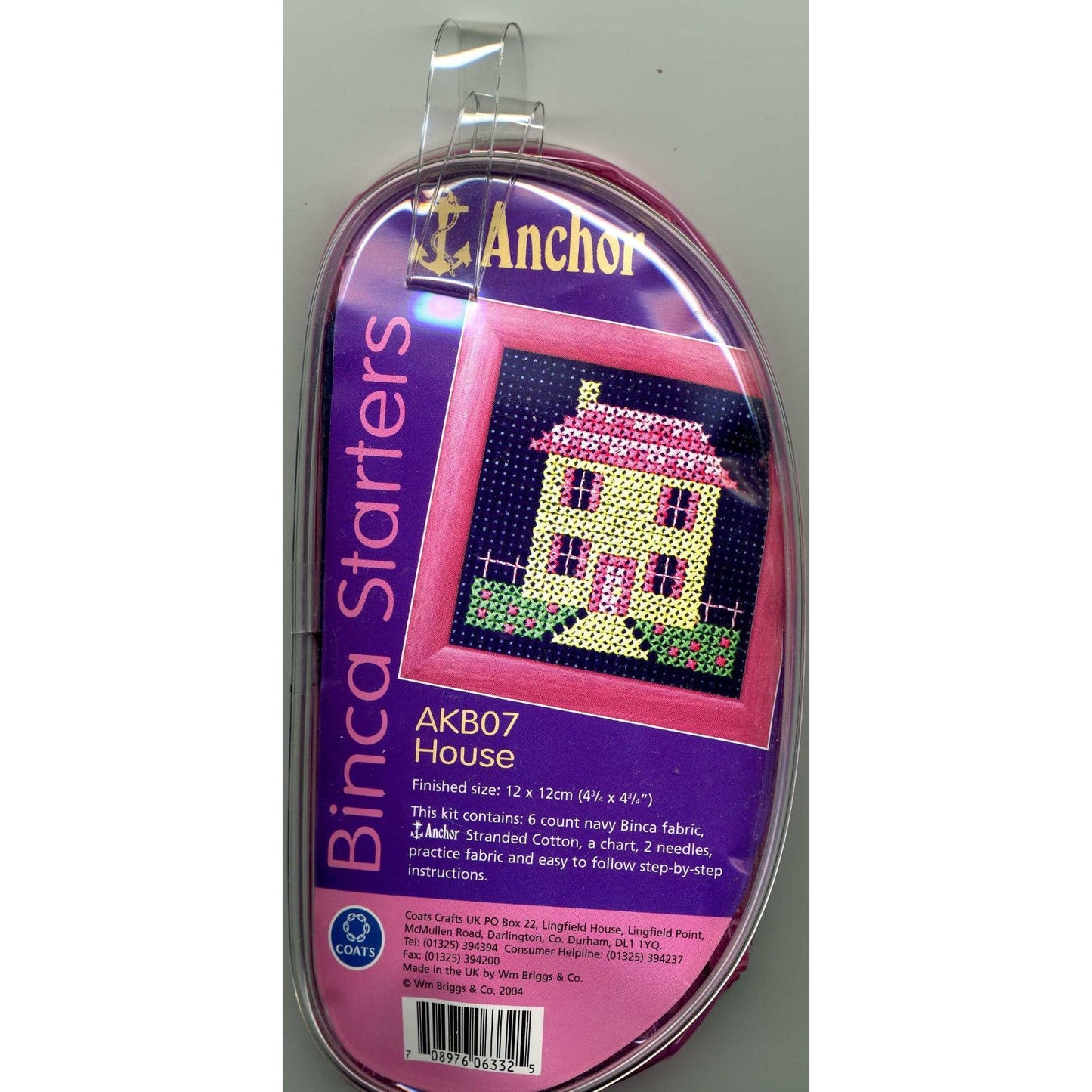 Binca Children Beginner Cross-stitch Kit House Sampler