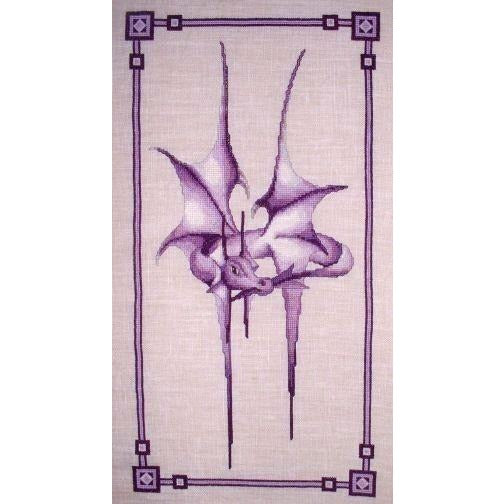 Dracolair Creations Ouroborus Dragon Cross Stitch Pattern
