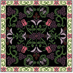 Landmark Tapestries & Charts Arts & Crafts Rose Pillow Cross Stitch Pattern