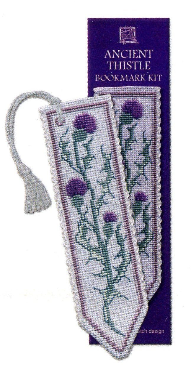 Textile Heritage Ancient Thistle Counted Cross Stitch Bookmark Kit