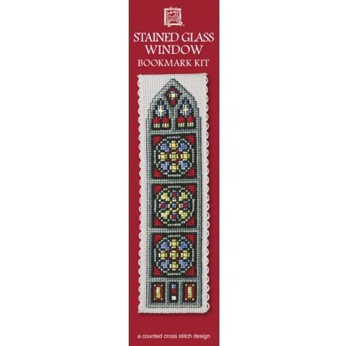 Textile Heritage Stained Glass Window Bookmark Cross Stitch Kit